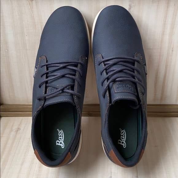 NEW G.H. Bass & Co Percy WX B Leather Blue Tan - Picture 5 of 8